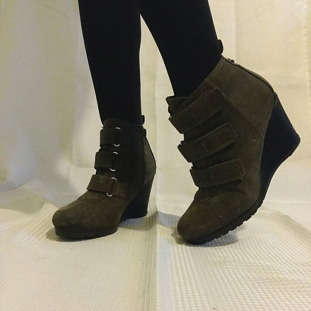 Grey Ankle Boots